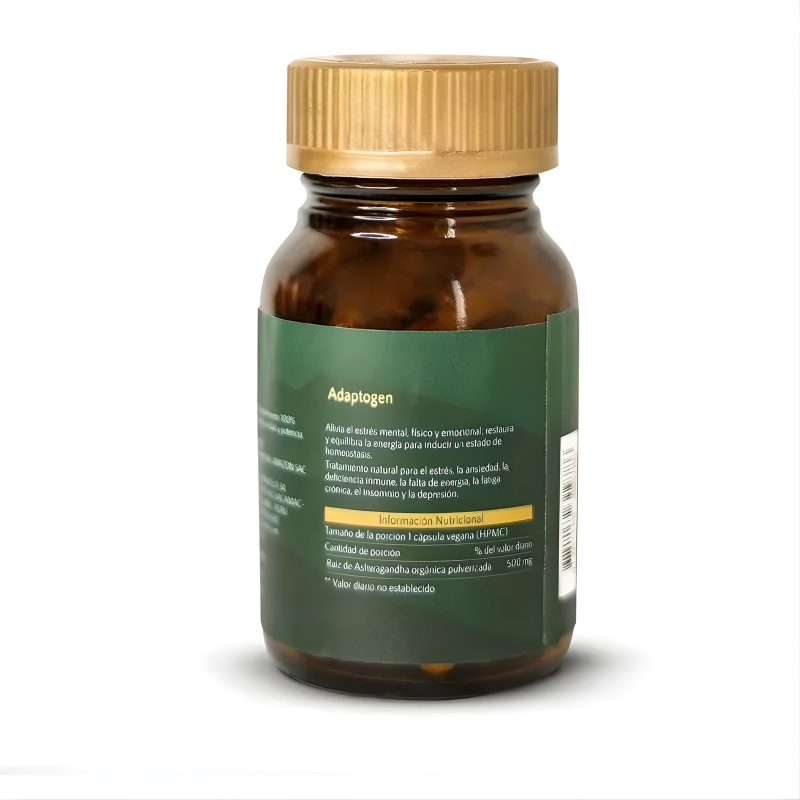 ASHWAGANDHA Cápsulas Naturales para el Estrés y Equilibrio