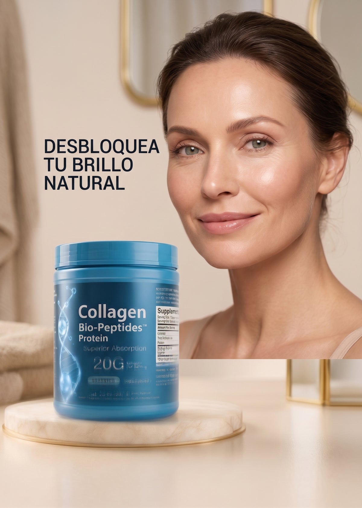 Collageno Bio-Peptides™, Proteína, Sin sabor, 567 g (20 oz)