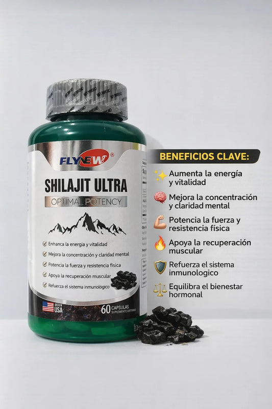 Shilajit Ultra Flynew Mayor Energia Enfoque Concentración